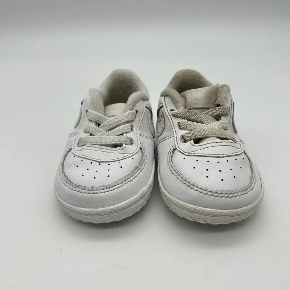 Nike‎ Shoes Infant Sz 4C CK2201-100 White Baby Sneakers Soft Sole Classic